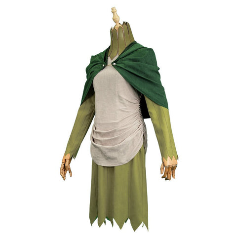 Delicious in Dungeon Cosplay Costume with Wig, Robe, Everak Bathhouse Outfit, Halloween - Coscosmos