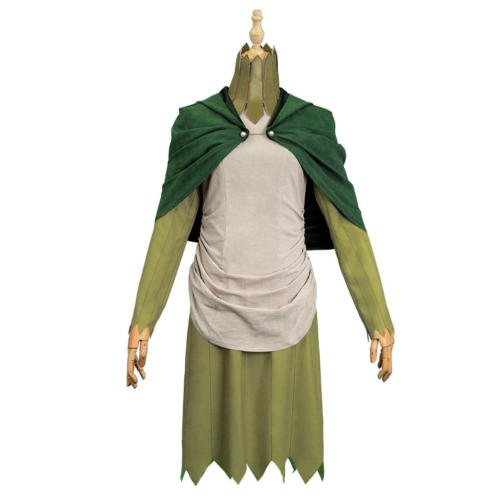 Delicious in Dungeon Cosplay Costume with Wig, Robe, Everak Bathhouse Outfit, Halloween - Coscosmos