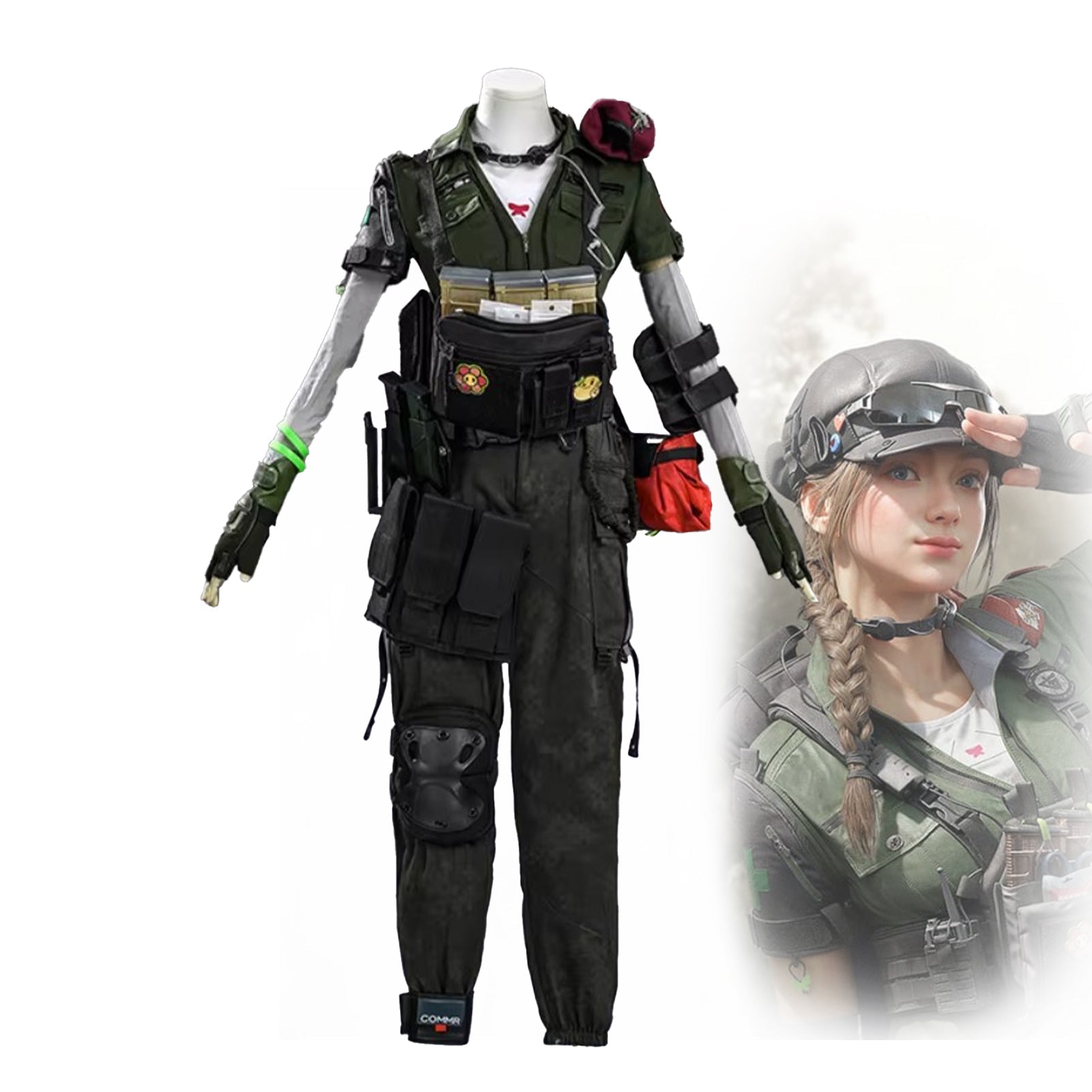 Delta Action Butterfly Cosplay Costume – Lena Operator Original Skin Full Game Outfit for PC & Mobile - Coscosmos