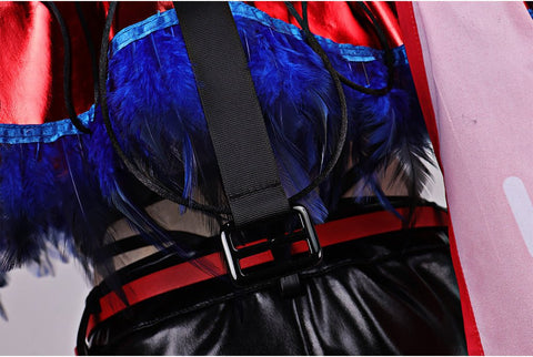 Delta Action Mai Xiaowen Red Skin Vyshyvanka Collaborative Cosplay Costume - Coscosmos