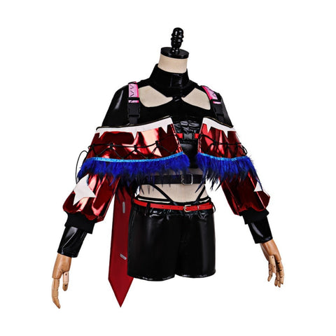 Delta Action Mai Xiaowen Red Skin Vyshyvanka Collaborative Cosplay Costume - Coscosmos