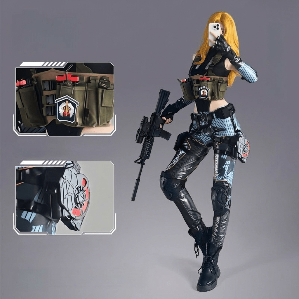 Delta Force Claire "Swiftwind" Cosplay Costume Full Set with 3D Printed Props [In Stock] by NyaMiao - Coscosmos