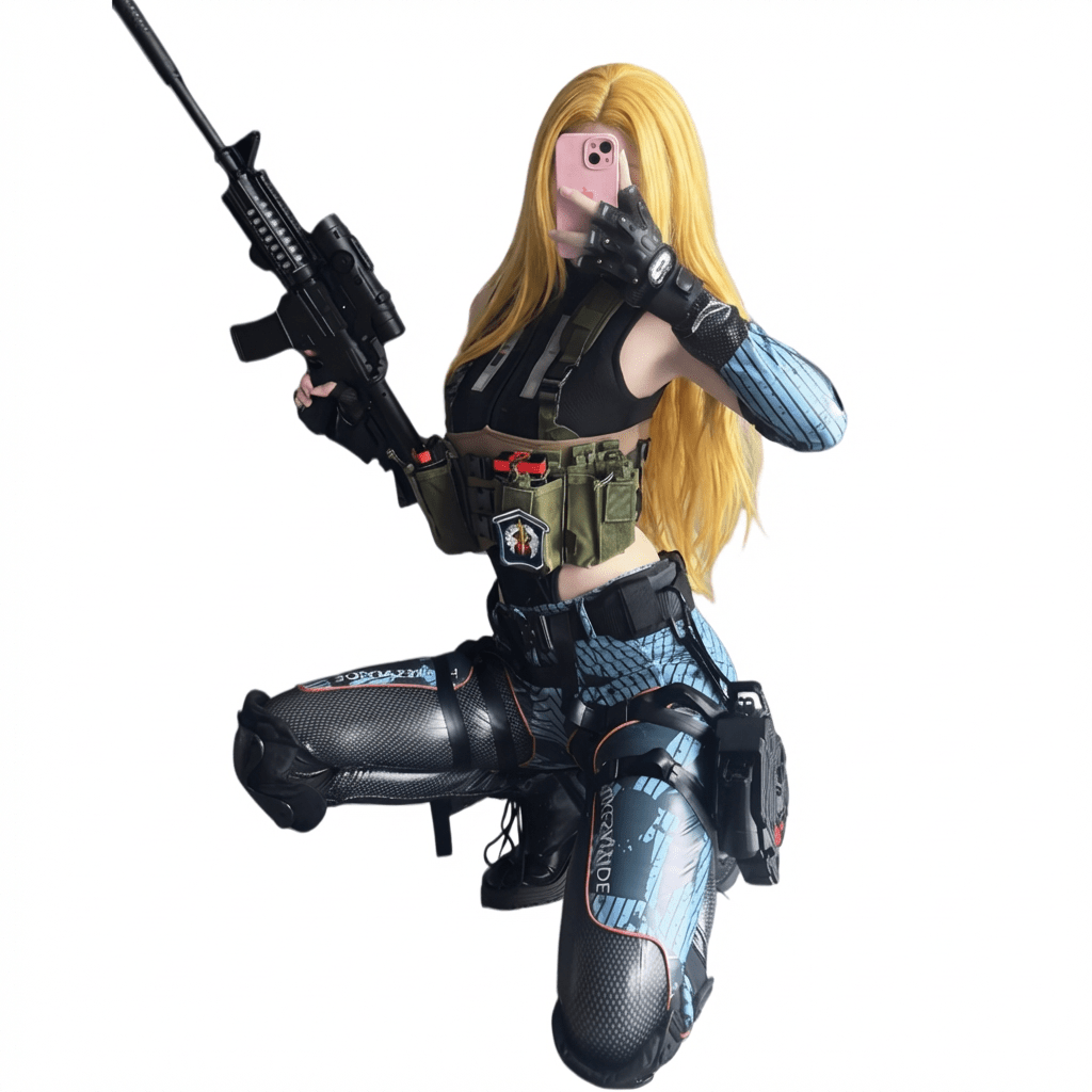 Delta Force Claire "Swiftwind" Cosplay Costume Full Set with 3D Printed Props [In Stock] by NyaMiao - Coscosmos