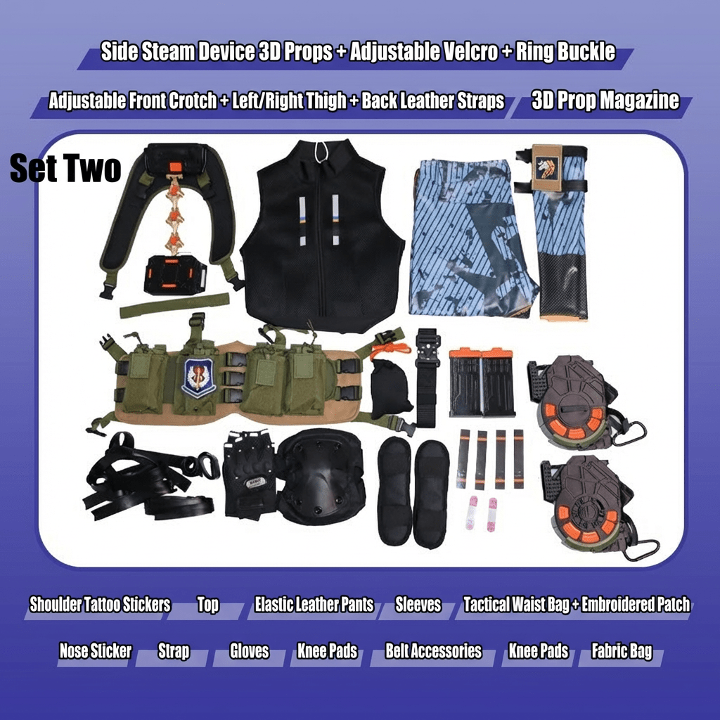 Delta Force Claire "Swiftwind" Cosplay Costume Full Set with 3D Printed Props [In Stock] by NyaMiao - Coscosmos