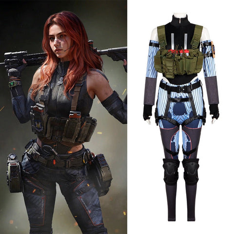 Delta Force: Hawk Ops Cyclone Claire Cosplay Costume - Coscosmos