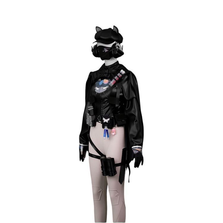 Delta Operation Arknights × Dark Horizon Luna Cosplay Costume for Female - Coscosmos