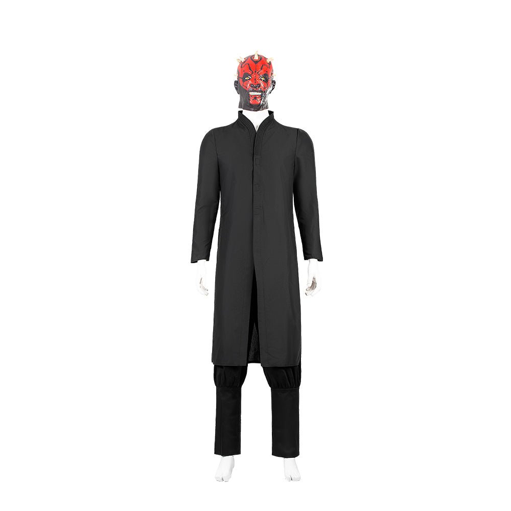 Deluxe Darth Maul Cosplay Costume from Star Wars: Episode I – The Phantom Menace, Full Set Custom Apparel for Fans and Collectors - Coscosmos