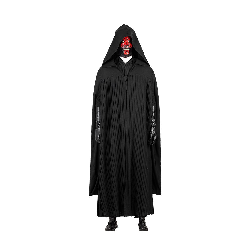 Deluxe Darth Maul Cosplay Costume from Star Wars: Episode I – The Phantom Menace, Full Set Custom Apparel for Fans and Collectors - Coscosmos