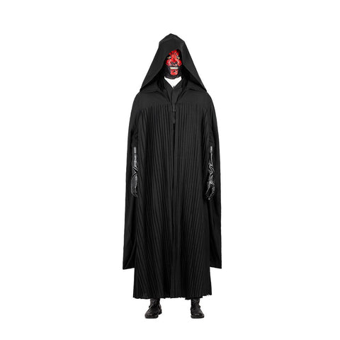 Deluxe Darth Maul Cosplay Costume from Star Wars: Episode I – The Phantom Menace, Full Set Custom Apparel for Fans and Collectors - Coscosmos