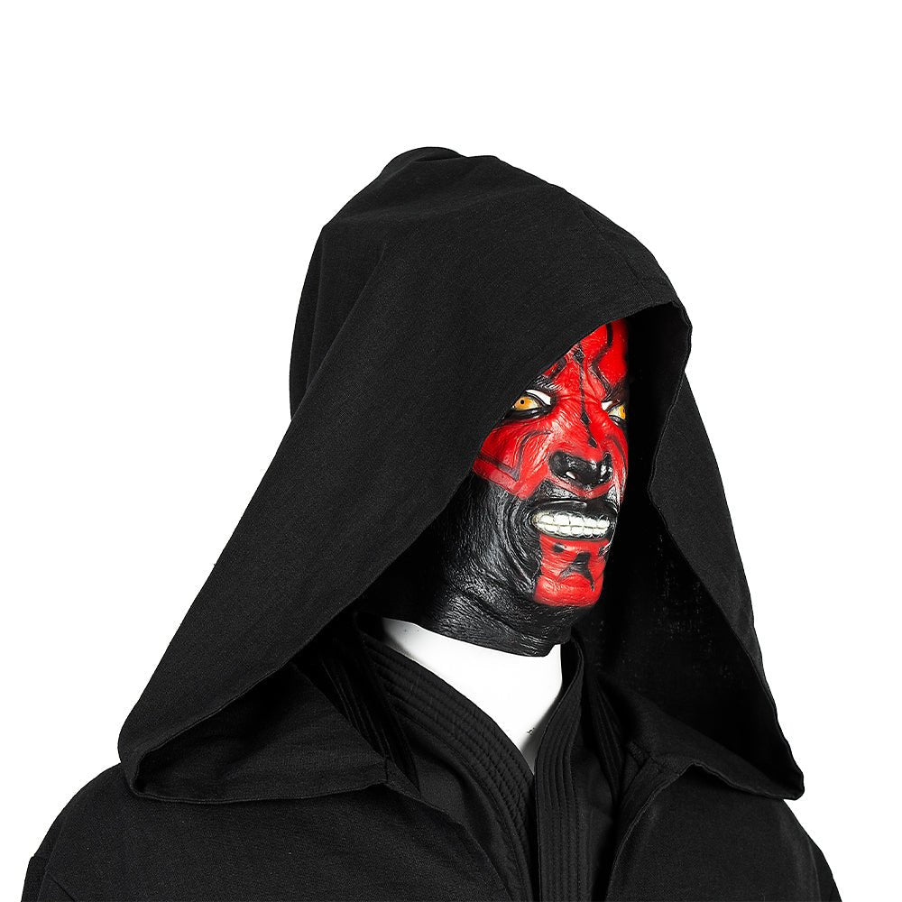 Deluxe Darth Maul Cosplay Costume from Star Wars: Episode I – The Phantom Menace, Full Set Custom Apparel for Fans and Collectors - Coscosmos