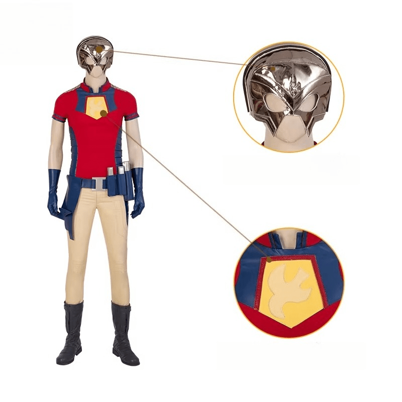 Deluxe The Suicide Squad 2 Peacemaker Cosplay Costume Full Set Custom Made Men's Performance Suit - Coscosmos