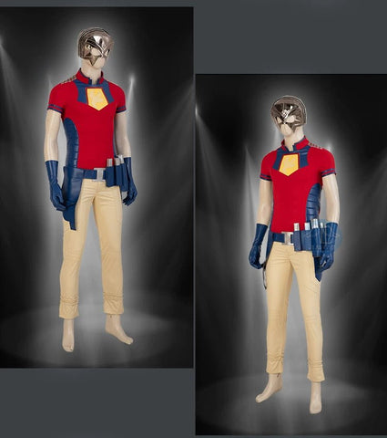 Deluxe The Suicide Squad 2 Peacemaker Cosplay Costume Full Set Custom Made Men's Performance Suit - Coscosmos
