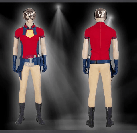Deluxe The Suicide Squad 2 Peacemaker Cosplay Costume Full Set Custom Made Men's Performance Suit - Coscosmos
