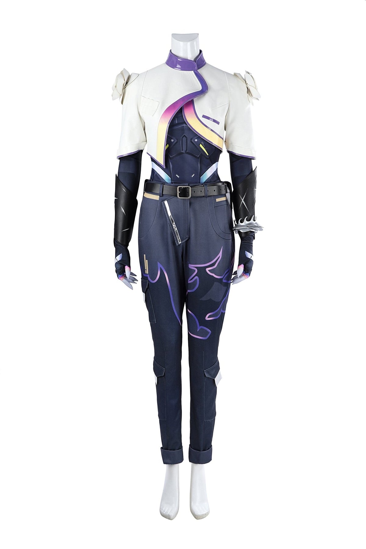 Deluxe Valorant Clove Cosplay Costume Full Set for Women - Coscosmos
