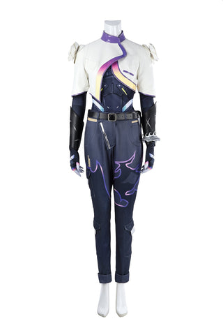 Deluxe Valorant Clove Cosplay Costume Full Set for Women - Coscosmos