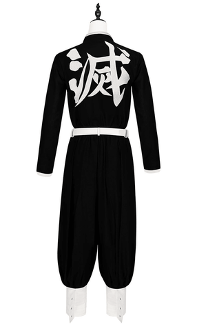 Demon Slayer Cosplay Uniform Set For Adult and Kids Kamado Tanjiro & Tomioka Giyu Halloween Deal - Coscosmos