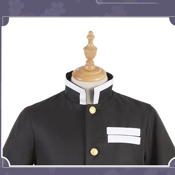 Demon Slayer Cosplay Uniform Set For Adult and Kids Kamado Tanjiro & Tomioka Giyu Special offer - Coscosmos
