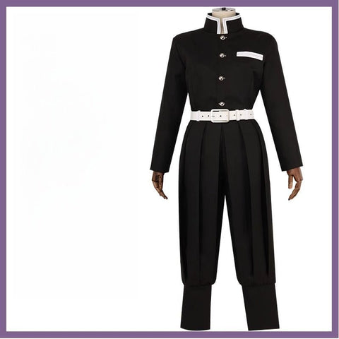 Demon Slayer Cosplay Uniform Set For Adult and Kids Kamado Tanjiro & Tomioka Giyu Special offer - Coscosmos