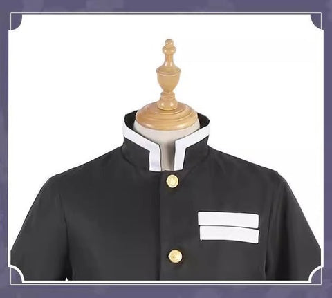 Demon Slayer Cosplay Uniform Set For Adult and Kids Kamado Tanjiro & Tomioka Giyu Special offer - Coscosmos