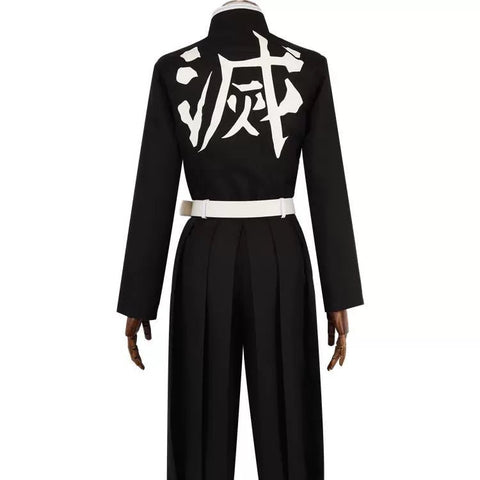 Demon Slayer Cosplay Uniform Set For Adult and Kids Kamado Tanjiro & Tomioka Giyu Special offer - Coscosmos