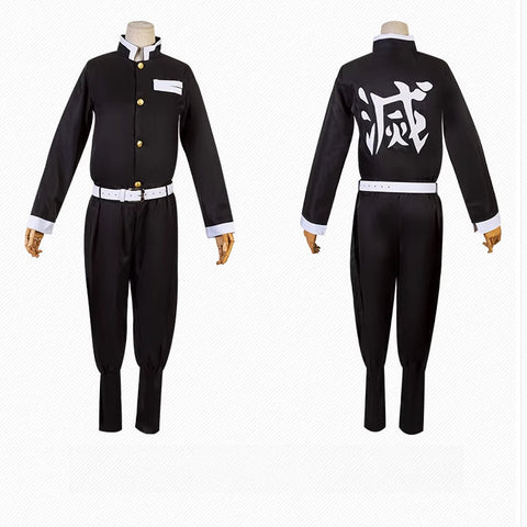 Demon Slayer Cosplay Uniform Set For Adult and Kids Kamado Tanjiro & Tomioka Giyu Special offer - Coscosmos