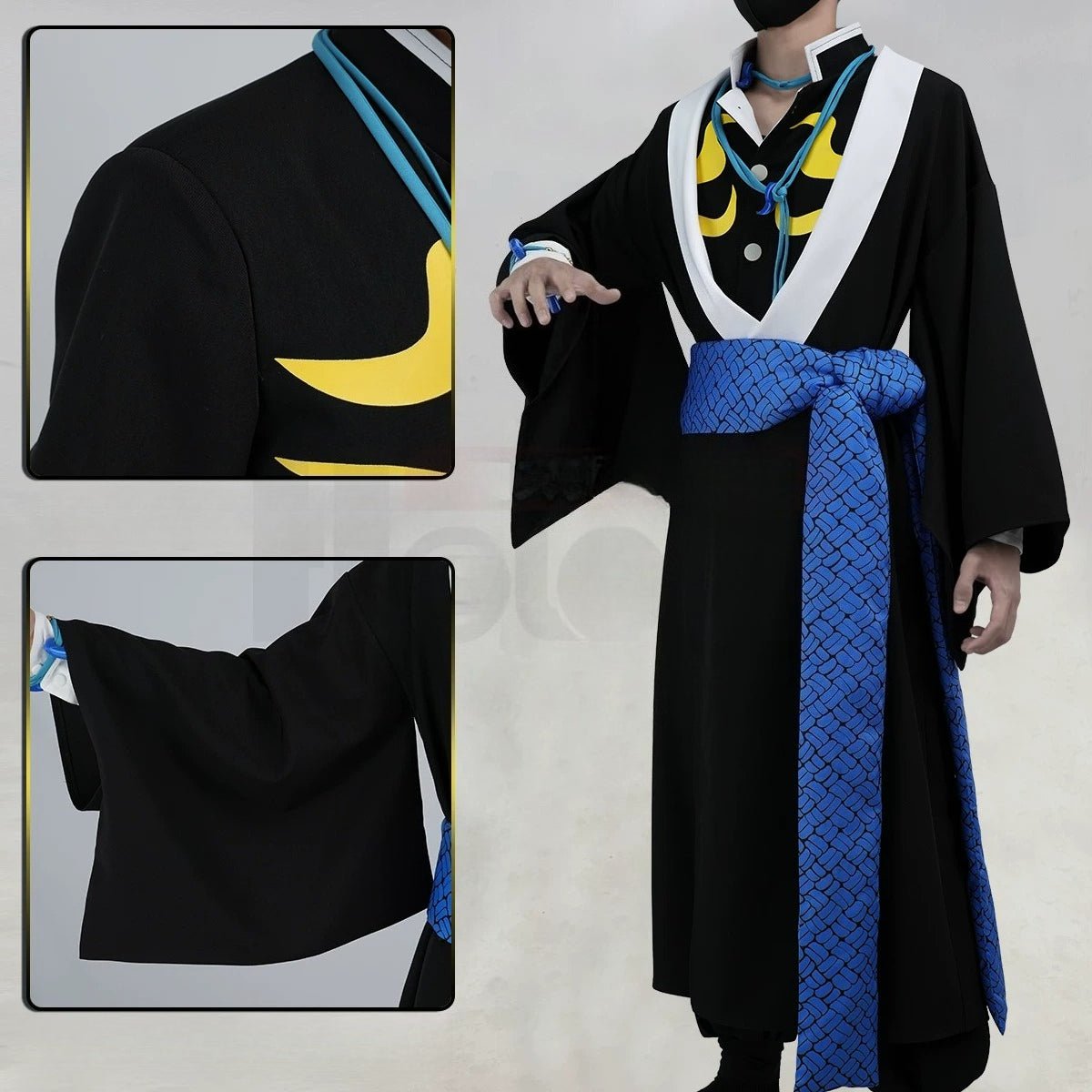 Demon Slayer Kaigaku Cosplay Costume - Coscosmos