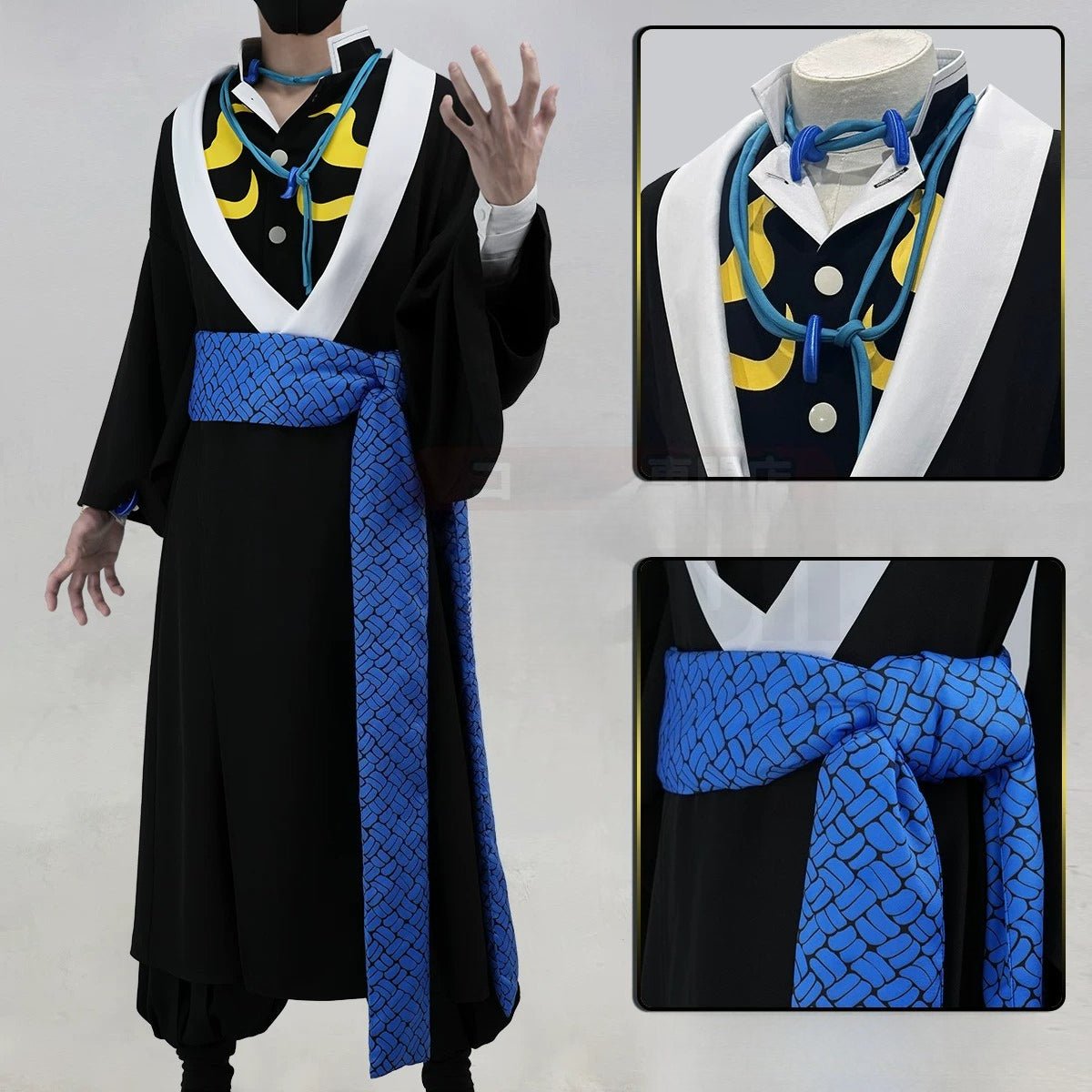 Demon Slayer Kaigaku Cosplay Costume - Coscosmos