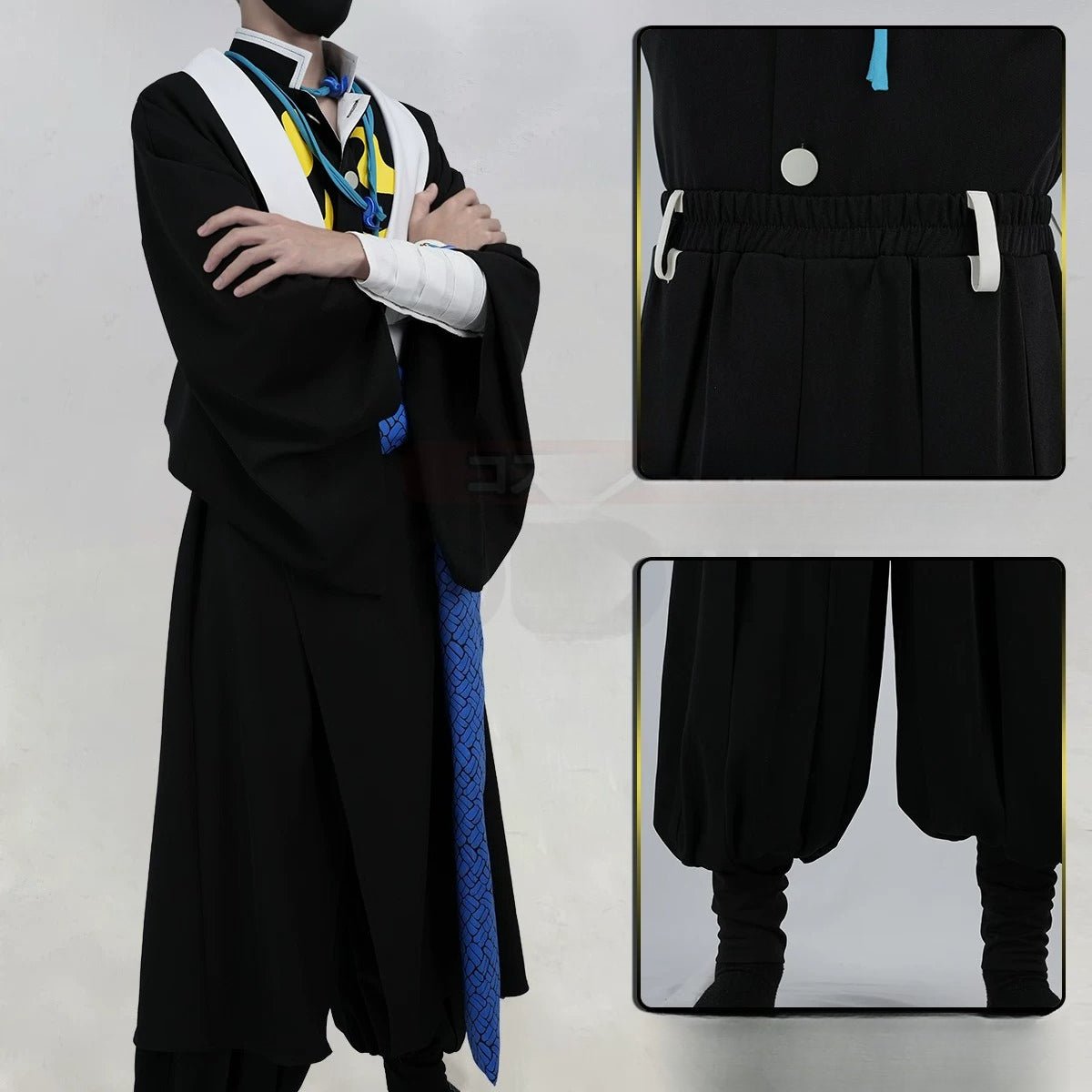 Demon Slayer Kaigaku Cosplay Costume - Coscosmos