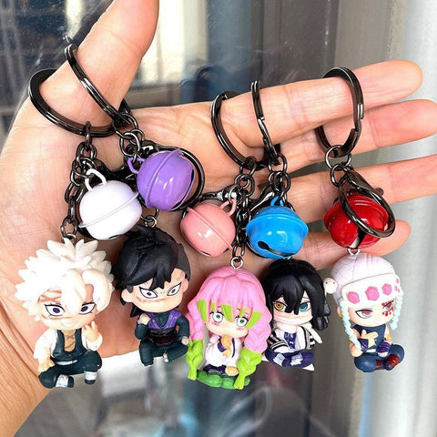 Demon Slayer Keychain - Anime Figure Car Accessory Keyring and Bag Charm - Coscosmos