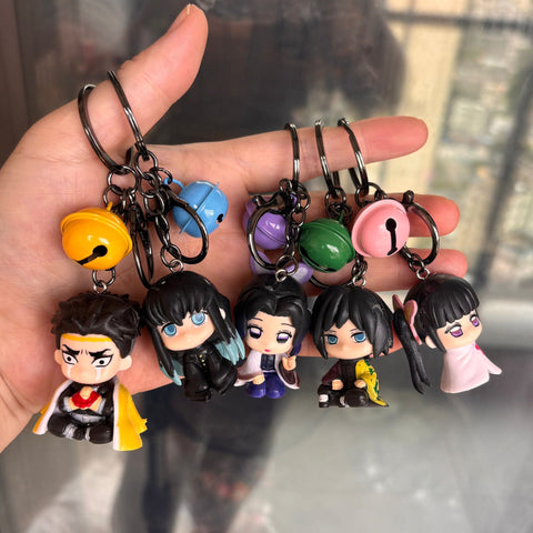 Demon Slayer Keychain - Anime Figure Car Accessory Keyring and Bag Charm - Coscosmos