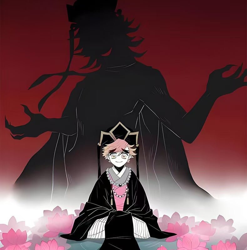 Demon Slayer: Kimetsu no Yaiba Doma Cosplay Costume, Premium Outfit for Adults & Kids - Coscosmos