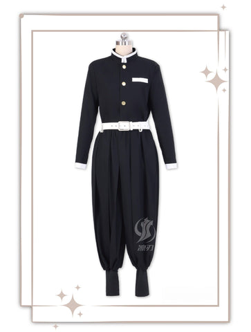 Demon Slayer: Kimetsu no Yaiba Giyuu Tomioka Cosplay Costume, High - Quality Outfit Embroidered Version - Coscosmos