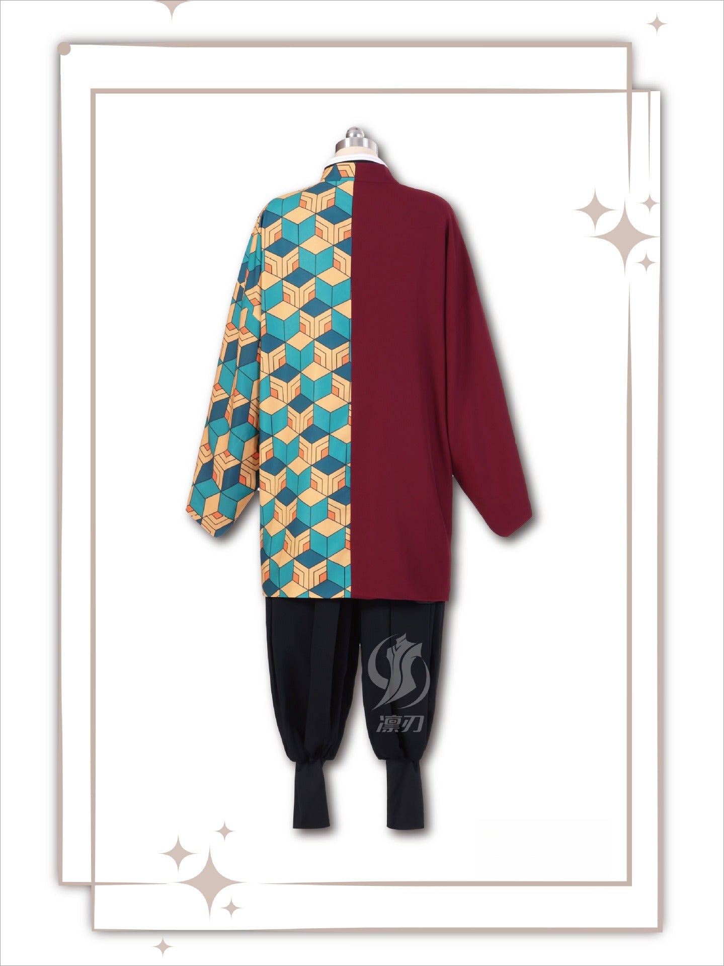 Demon Slayer: Kimetsu no Yaiba Giyuu Tomioka Cosplay Costume, High - Quality Outfit Embroidered Version - Coscosmos
