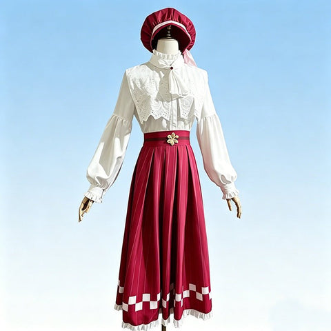 Demon Slayer Kimetsu no Yaiba Kamado Nezuko Cosplay Costume, Premium Outfit for 5th Anniversary Concert - Coscosmos