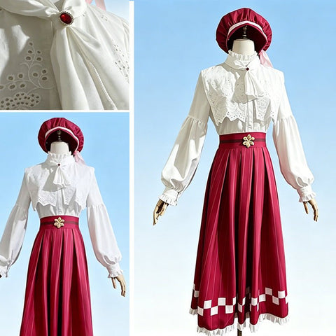 Demon Slayer Kimetsu no Yaiba Kamado Nezuko Cosplay Costume, Premium Outfit for 5th Anniversary Concert - Coscosmos