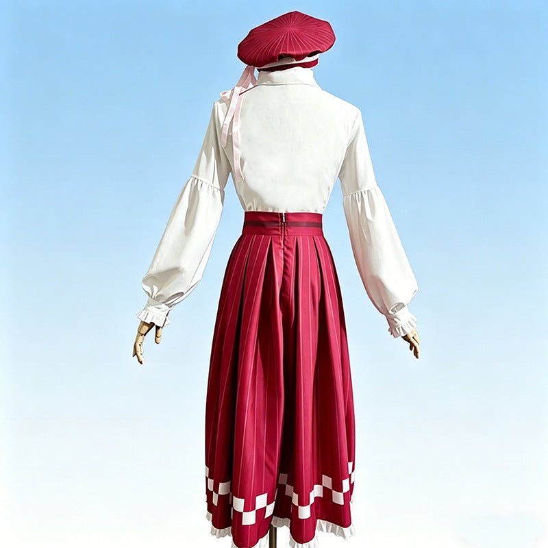Demon Slayer Kimetsu no Yaiba Kamado Nezuko Cosplay Costume, Premium Outfit for 5th Anniversary Concert - Coscosmos