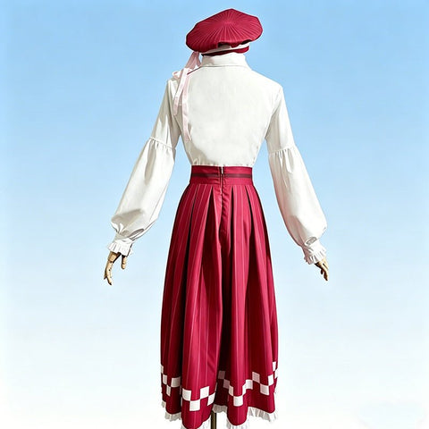 Demon Slayer Kimetsu no Yaiba Kamado Nezuko Cosplay Costume, Premium Outfit for 5th Anniversary Concert - Coscosmos