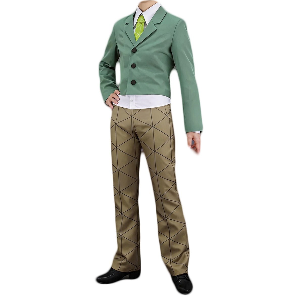 Demon Slayer: Kimetsu no Yaiba Kamado Tanjiro Uniform Cosplay Costume, High - quality Outfit - Coscosmos