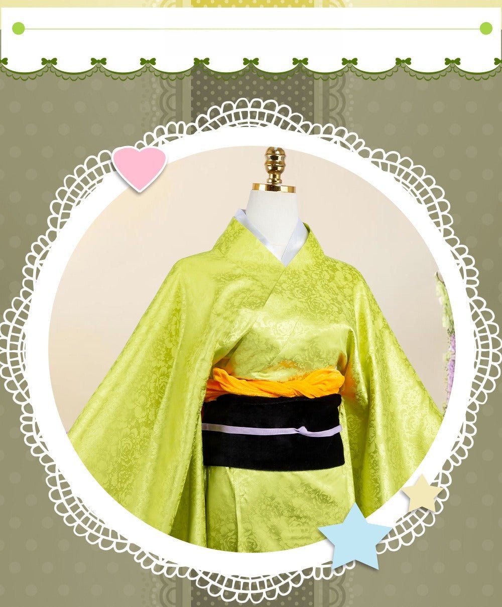 Demon Slayer: Kimetsu no Yaiba Kotoha Hashibira Cosplay Costume, High Quality Kimono Outfit - Coscosmos