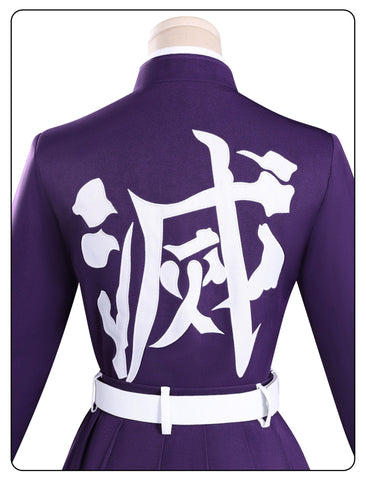 Demon Slayer Kimetsu no Yaiba: Mugen Castle Arc Kanao Tsuyuri Cosplay Costume Embroidered Version - Coscosmos
