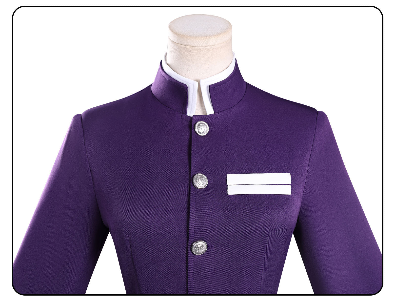 Demon Slayer Kimetsu no Yaiba: Mugen Castle Arc Kanao Tsuyuri Cosplay Costume Embroidered Version - Coscosmos