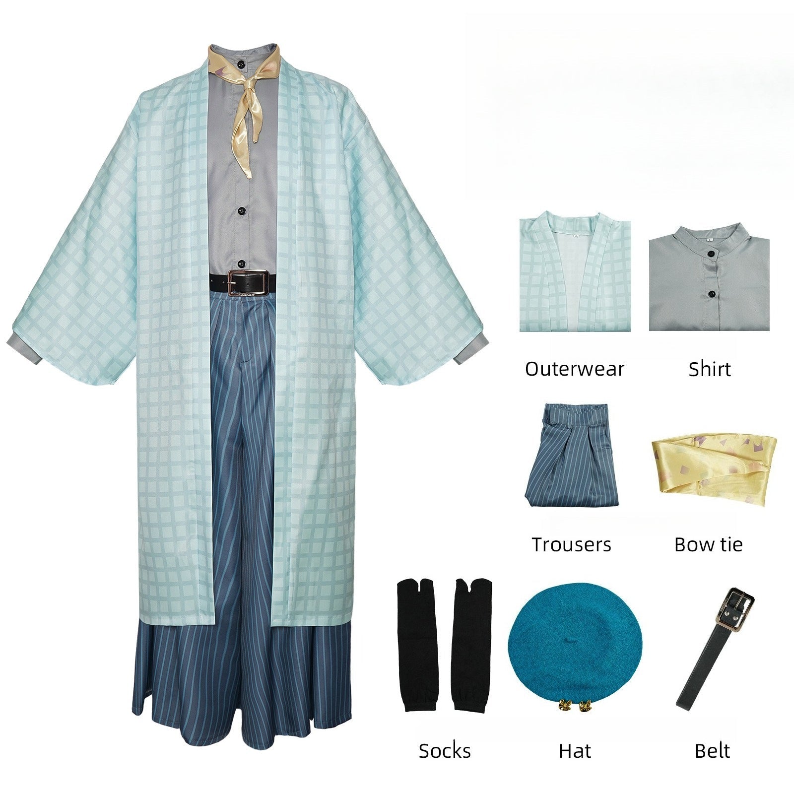 Demon Slayer: Kimetsu no Yaiba Muichiro Tokito cosplay costume, high - quality kimono outfit - Coscosmos