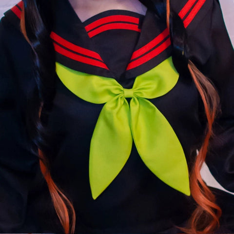 Demon Slayer: Kimetsu no Yaiba Nezuko Kamado, Makomo, Shinobu Kochou Cosplay Sailor Uniform - Coscosmos