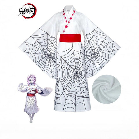 Demon Slayer Kimetsu no Yaiba Rui & Spider Mother Cosplay Costume, High Quality Outfit - Coscosmos