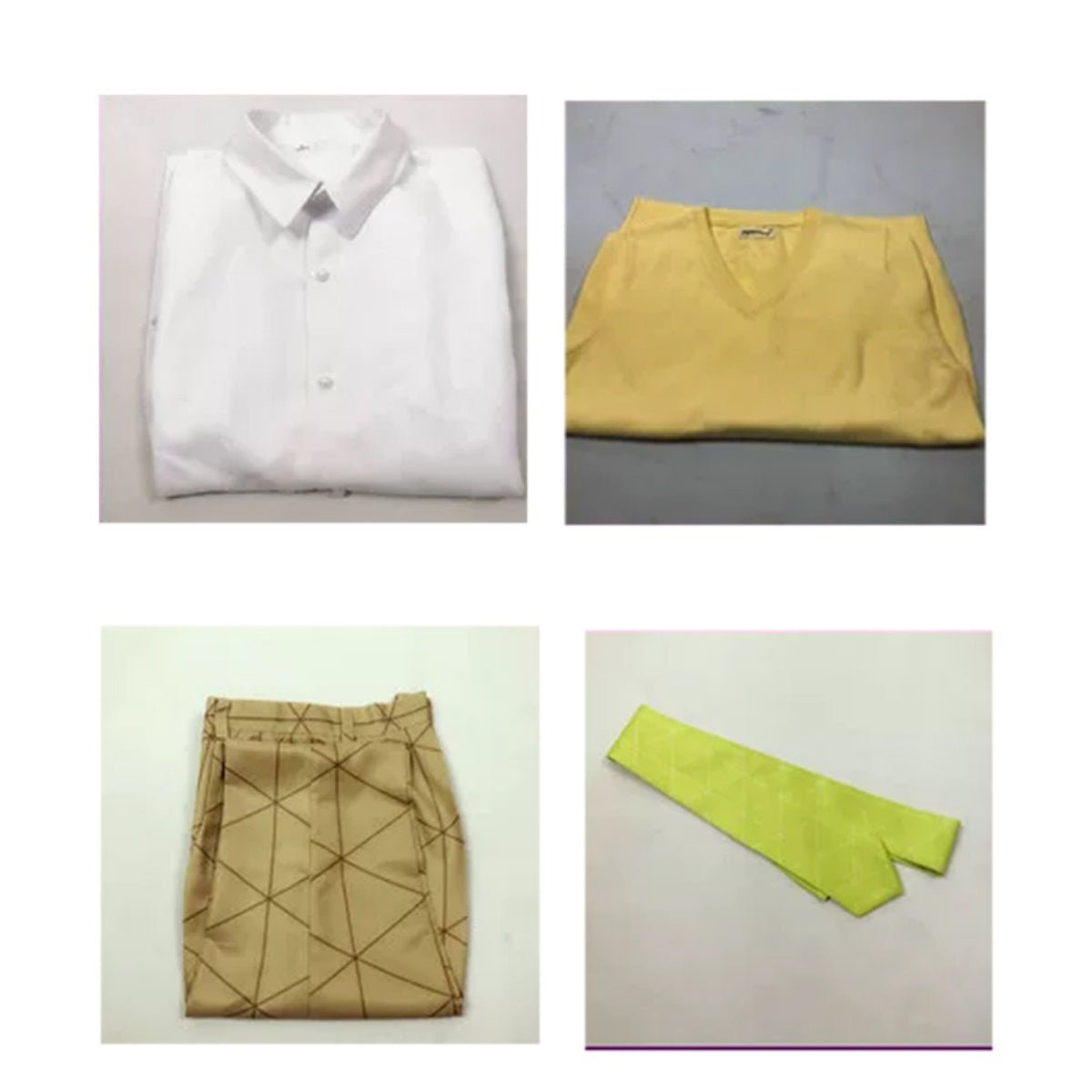 Demon Slayer Kimetsu no Yaiba Shinobu Kocho & Zenitsu Agatsuma Demon Slayer Academy JK Uniform Cosplay Costume - Coscosmos