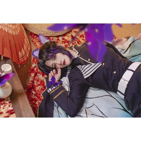Demon Slayer: Kimetsu no Yaiba Tanjiro Kamado, Giyu Tomioka, Mitsuri Kanroji, Shinobu Kocho, Muichiro Tokito, Obanai Iguro Cosplay Costume - Coscosmos