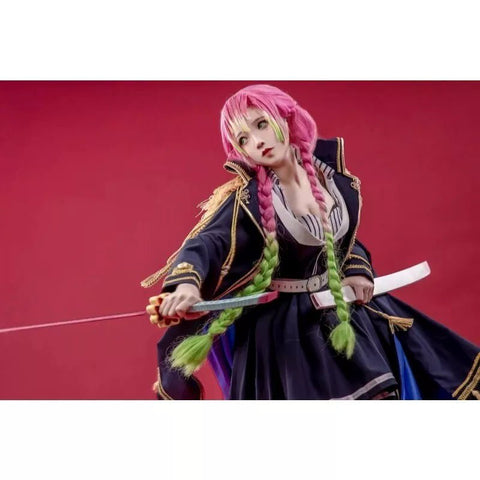 Demon Slayer: Kimetsu no Yaiba Tanjiro Kamado, Giyu Tomioka, Mitsuri Kanroji, Shinobu Kocho, Muichiro Tokito, Obanai Iguro Cosplay Costume - Coscosmos