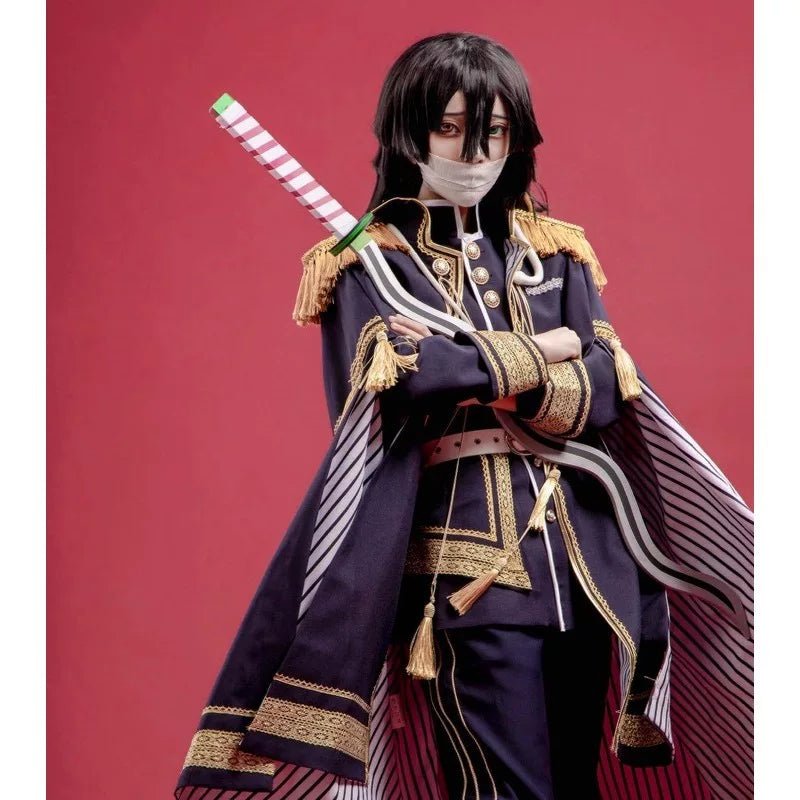 Demon Slayer: Kimetsu no Yaiba Tanjiro Kamado, Giyu Tomioka, Mitsuri Kanroji, Shinobu Kocho, Muichiro Tokito, Obanai Iguro Cosplay Costume - Coscosmos
