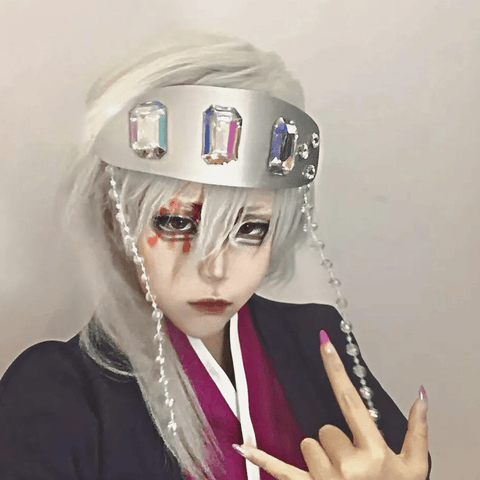 Demon Slayer: Kimetsu no Yaiba Tengen Uzui Sound Hashira Headdress Cosplay Prop, High Quality Costume Accessory - Coscosmos