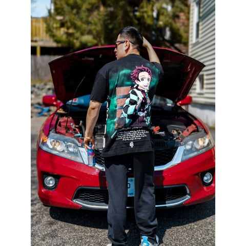 Demon Slayer: Kimetsu no Yaiba X Darcsport Wolf Pack Cotton T-Shirt - Coscosmos